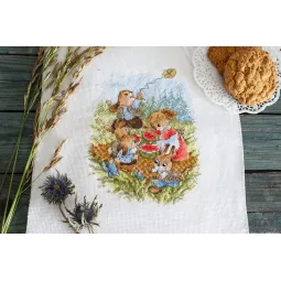 Cross stitch kit "Watermelon picnic" SM-764