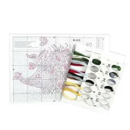 Набор для вышивания крестиком "Весенний ежик" SM-660