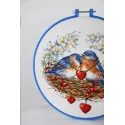 Embroidery kit Birds in the nest 30x30 cm S/RS024