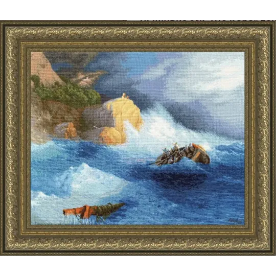 Embroidery kit Shipwreck 41.3x51.3 cm S/MK104