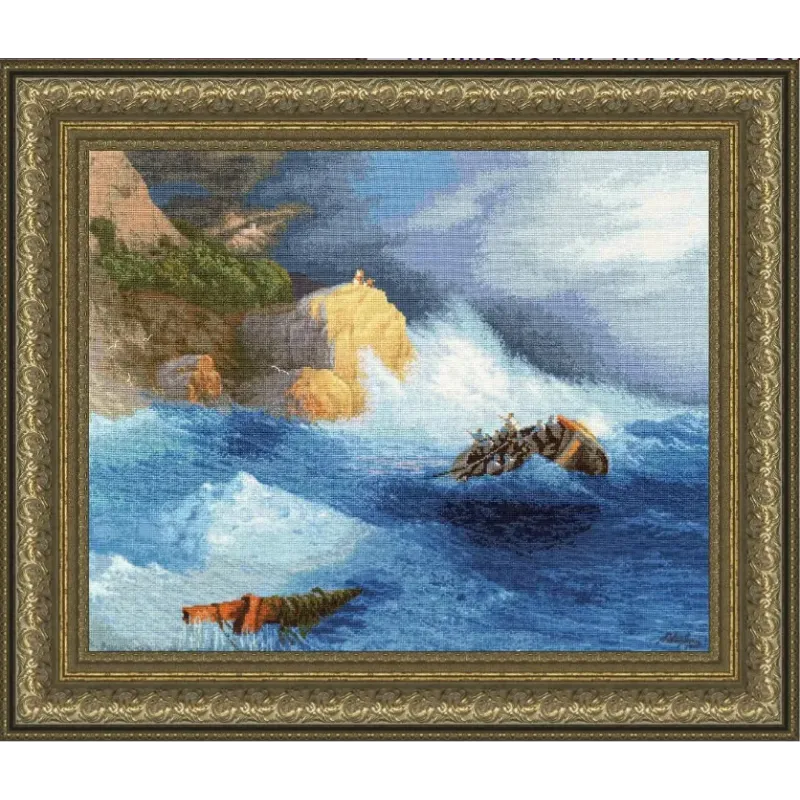 Kit de broderie Shipwreck 41.3x51.3 cm s / mk104