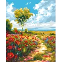 Malen nach Zahlen Set "Sommertag" 40x50 cm W049 0425