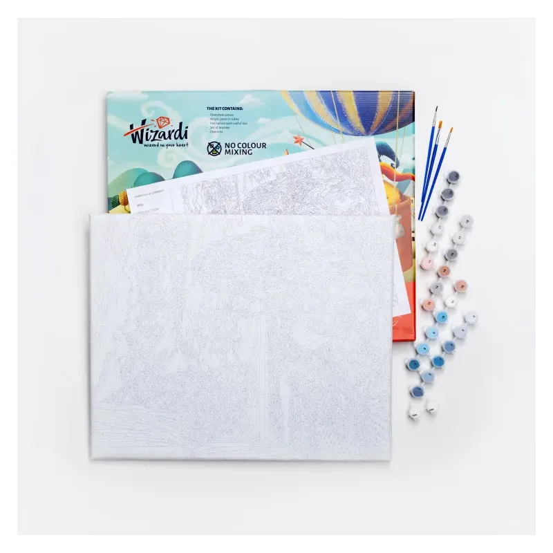Malen nach Zahlen Set "Sommertag" 40x50 cm W049 0425