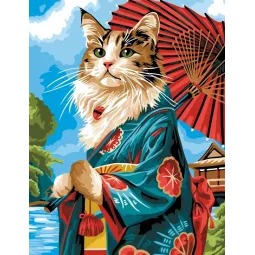 Kit de peinture par numéros "Long Walk" 40x50 cm W047 0125