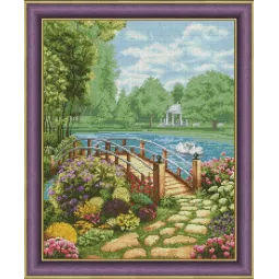 Diamant Malen Kit Sonniger Tag 40x50 cm AM1767