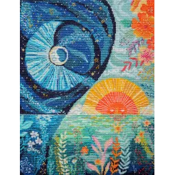 Kryželiu siuvinėjimo rinkinys Pavasario lygiadienis (Deco Scenes) 27x34 cm AAH-206
