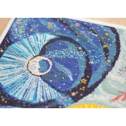 Kreuzstich-Set Frühlings-Tagundnachtgleiche (Deco Scenes) 27x34 cm AAH-206