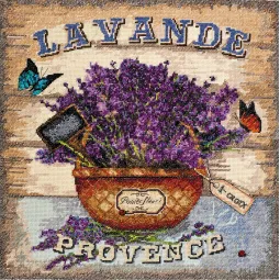 Kryželiu siuvinėjimo rinkinys Melody of provence 35x35 cm AAH-081