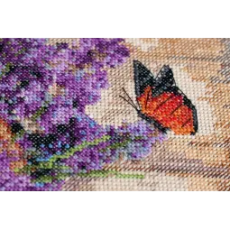 Набор для вышивания крестом Мелодия прованса 35x35 см AAH-081