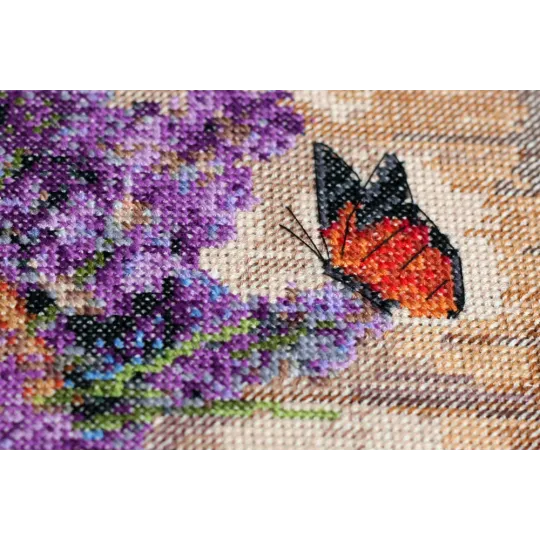 Набор для вышивания крестом Мелодия прованса 35x35 см AAH-081