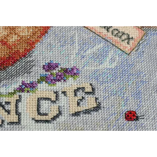 Набор для вышивания крестом Мелодия прованса 35x35 см AAH-081