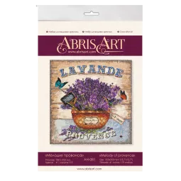 Kreuzstich-Set Melodie der Provence 35x35 cm AAH-081