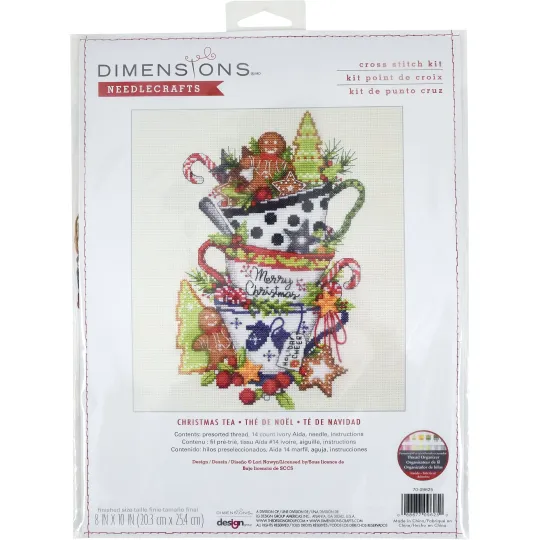 Cross stitch kit Christmas Tea D70-09625