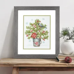 Kryželiu siuvinėjimo rinkinys Holiday Tree D70-09624