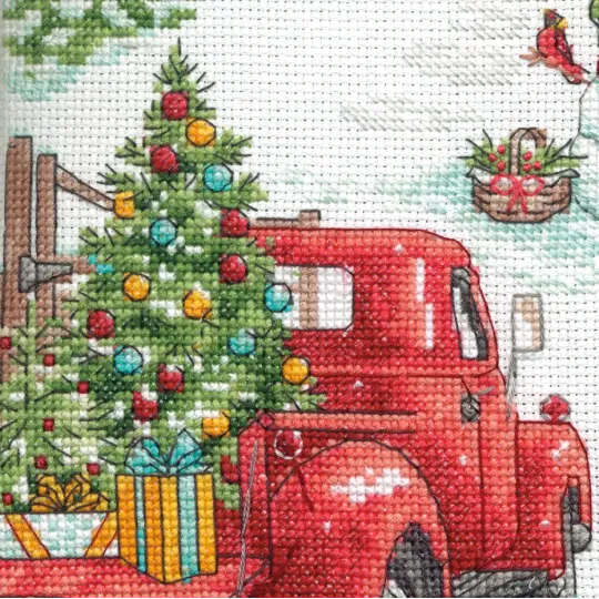 Cross Stitch Kit Holiday Farm Stocking D70-09619