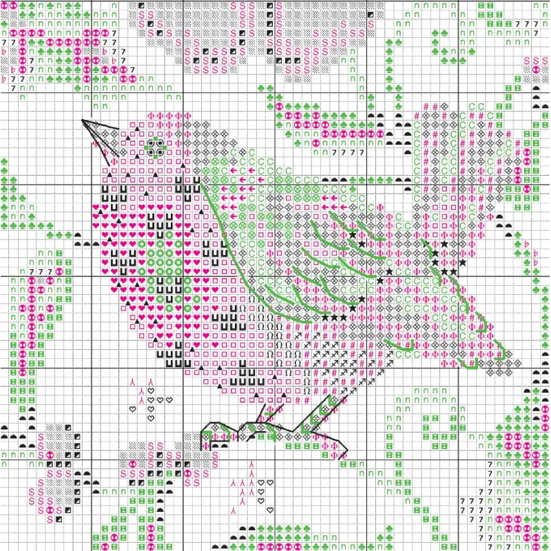 Cross Stitch Kit Wintermuster D70-09617