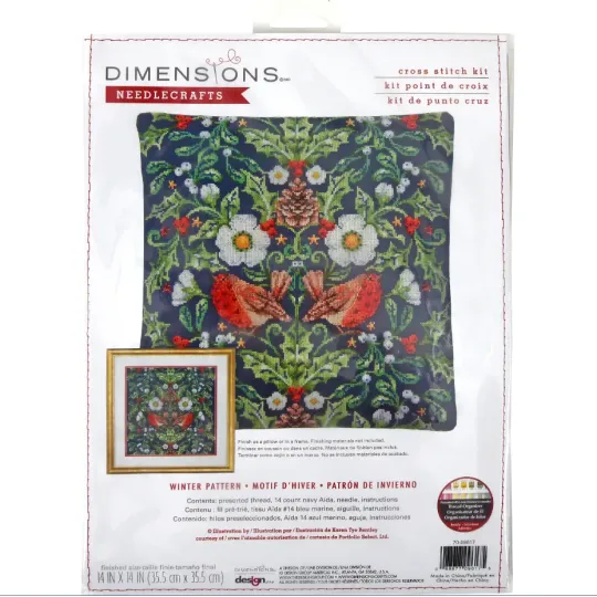 Cross Stitch Kit Wintermuster D70-09617