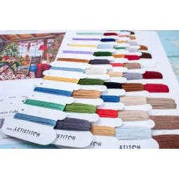 Набор для вышивания крестом «Рождественский домик» 43x29 см SLETIL8105