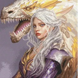 Cross stitch kit  "The Bond" 25x25cm SLETIL8107