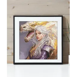 Cross stitch kit  "The Bond" 25x25cm SLETIL8107