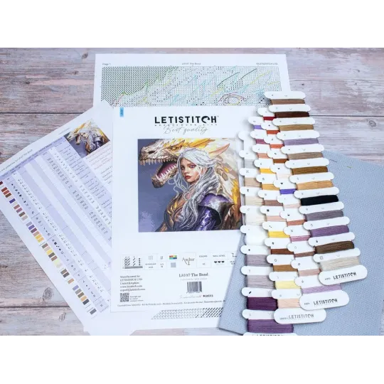 Набор для вышивания крестом "The Bond" 25x25cm SLETIL8107