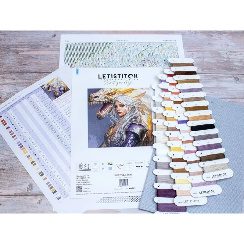 Набор для вышивания крестом "The Bond" 25x25cm SLETIL8107