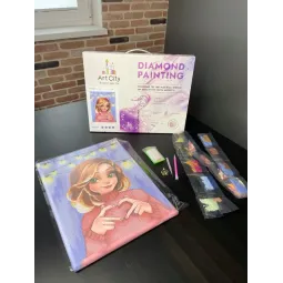 Diamond Painting with subframe "Swans" 30x40 cm VA809