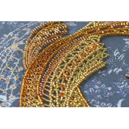 Haupt-Perlenstickerei-Set Geld-Fisch (Deco Szenen) Abris Art AAB-823