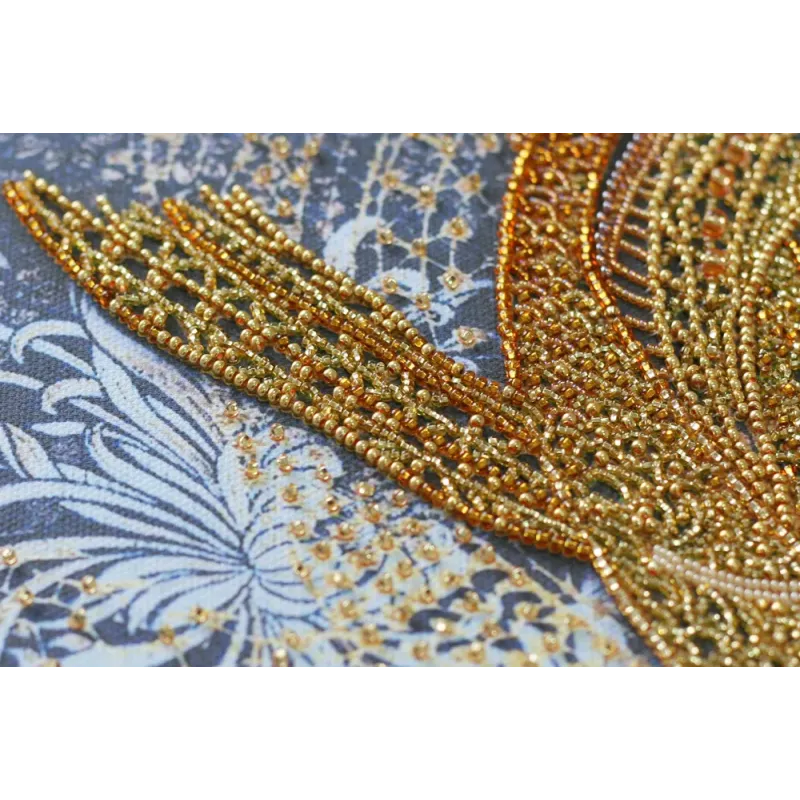 Kit de broderie de perles principal Poisson argenté (Scènes déco) AAB-823