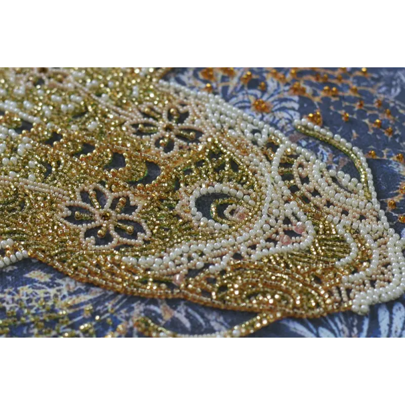 Kit de broderie de perles principal Poisson argenté (Scènes déco) AAB-823