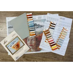 Kreuzstich-Set - Aine-Kollektion "Mutter Natur. Erde" 40x30 cm SRA1003