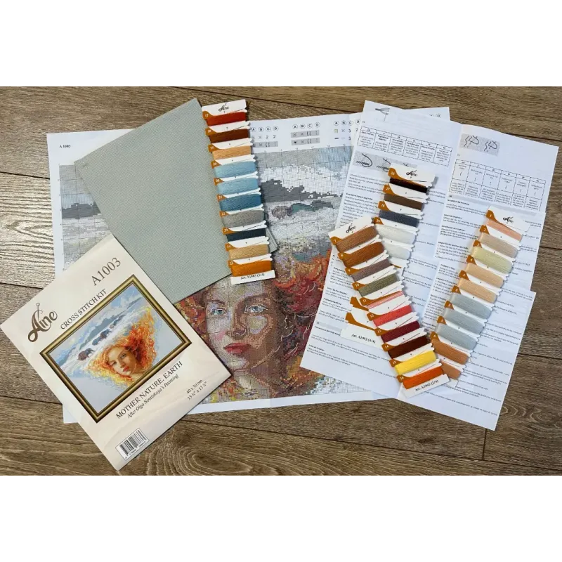 Набор для вышивания крестиком - Коллекция Aine "Мать Природа. Земля" 40x30 см SRA1003