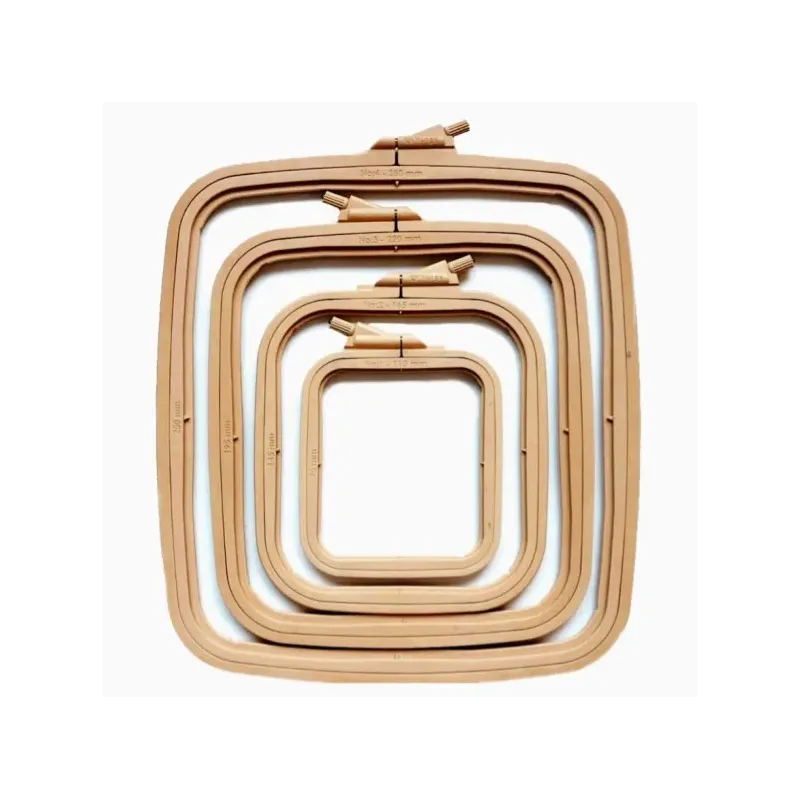 Nurge Square (Rectangular) Plastic Hoops 25*28 cm (brown) 170-14BR