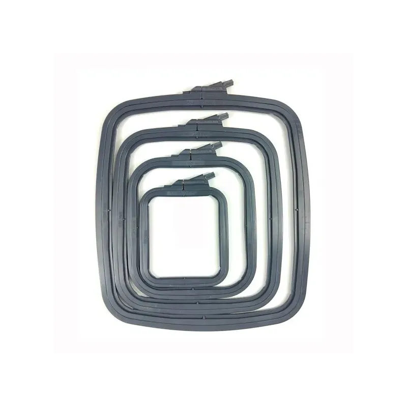 Nurge Square (Rectangular) Plastic Hoops 9.5*11 cm (grey) 170-11GREY