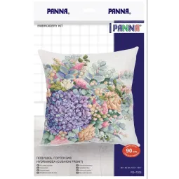 Kit de point de croix PANNA "Oreiller. Hortensia" PPD-7303