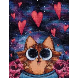 Cross stitch kit PANNA "Cosmic love" PKS-7453