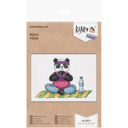 Набор для вышивания крестиком KLART "Йога" KL8-527