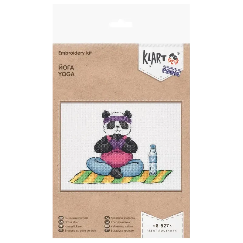 Набор для вышивания крестиком KLART "Йога" KL8-527
