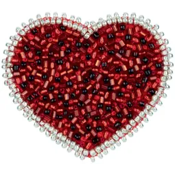 Cross stitch kit KLART "Brooch. Heart" KL10-011