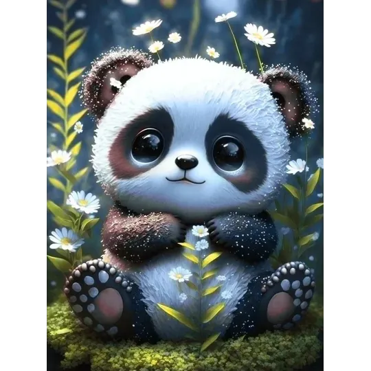 Набор алмазной живописи "Panda" 30x40 см WD3073