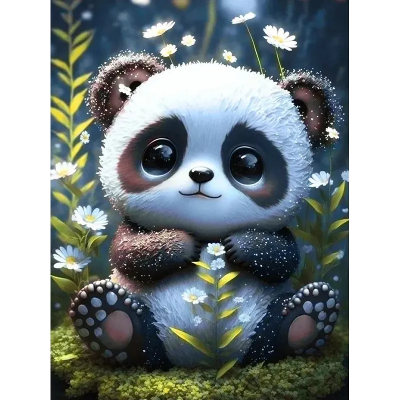 Набор алмазной живописи "Panda" 30x40 см WD3073