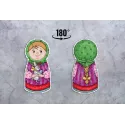 Kreuzstich-Set "Lasst uns den Frühling begrüßen. Mädchen" SR-935