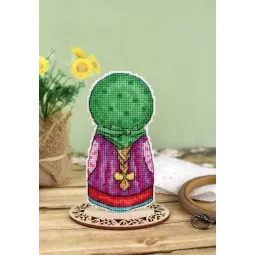 Cross stitch kit "Let's welcome spring. Girl" SR-935