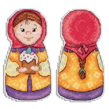 Kreuzstich-Set "Urlaubspaar. Mädchen" SR-933