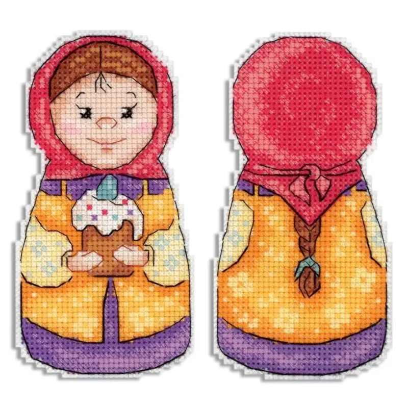 Kreuzstich-Set "Urlaubspaar. Mädchen" SR-933