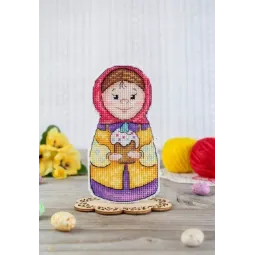 Cross stitch kit "Holiday couple. Girl" SR-933