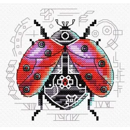 Kryželiu siuvinėjimo rinkinys "Ladybug. Steampunk" SM-770