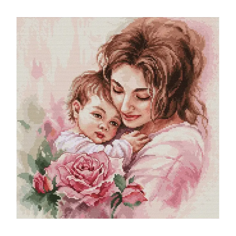 Point de croix « Moments de nostalgie » 25x25cm SBU5051