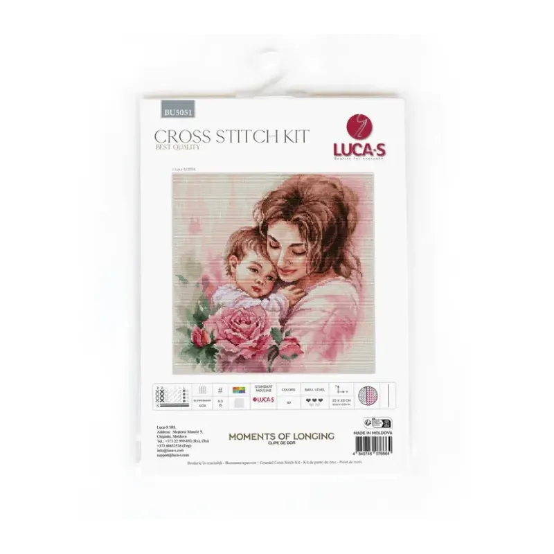 Point de croix « Moments de nostalgie » 25x25cm SBU5051