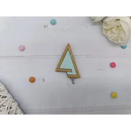 Needle threader.  Turquoise triangle KF070/3